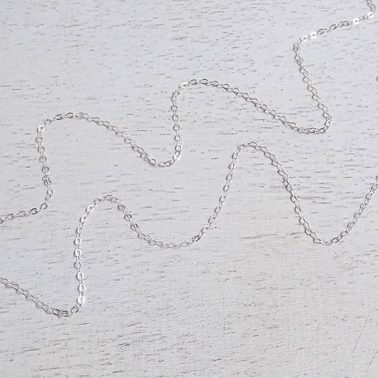 925 Sterling Silver Chain, Delicate Silver Layer, Replacement Chain For Pendants Finished Chain 16-18