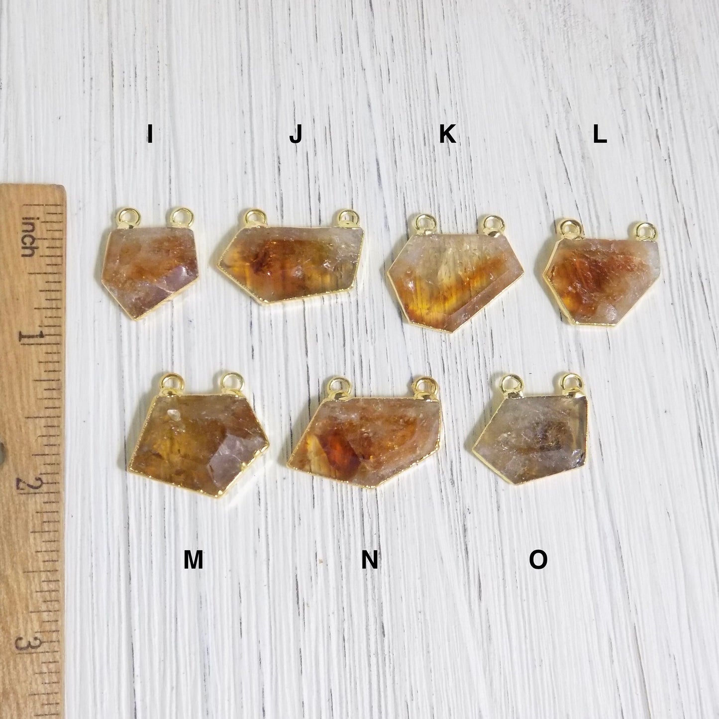 November Birthday Gift - Unique Citrine Necklace