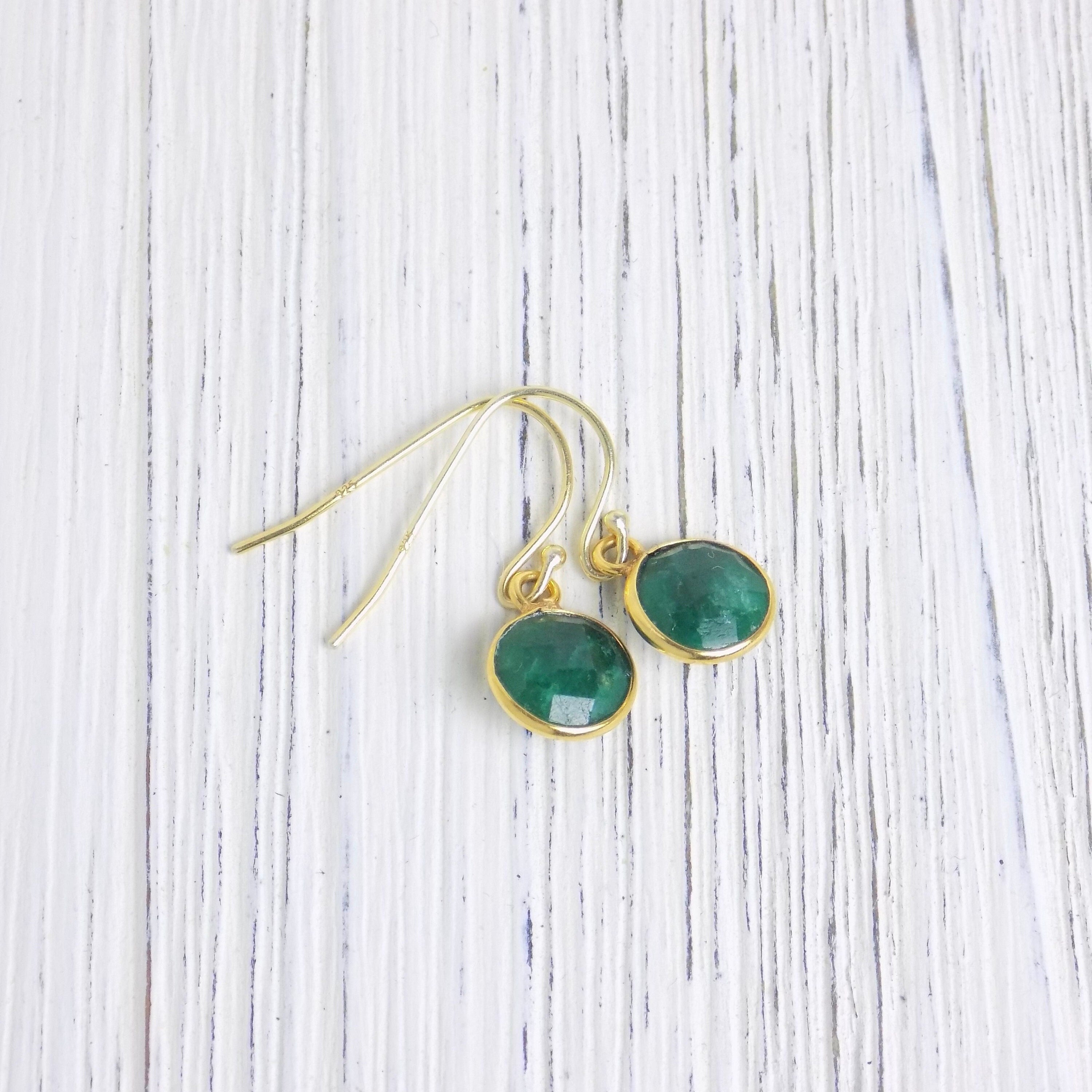 Raw Emerald Chandelier Earrings, Natural Stone Earrings, Emerald Earrings Dangle, May hotsell Birthstone Earrings, Holiday Gifts for Her