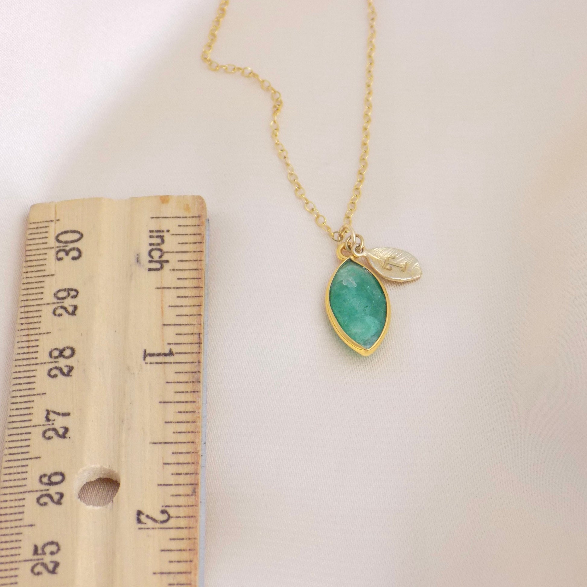 Personalized Gifts For Mom - Emerald Necklace