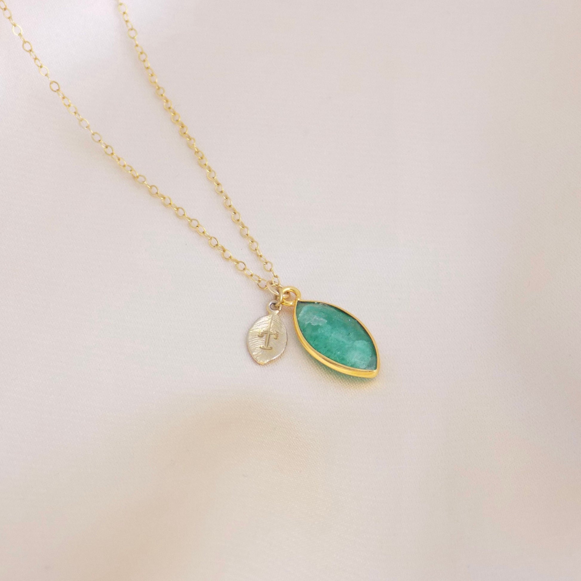 Personalized Gifts For Mom - Emerald Necklace