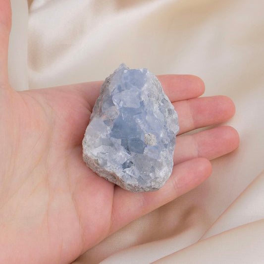 Blue Celestite Crystal, Raw Celestite Cluster, Large Light Blue Gemstone Druzy, Boho Home Decor, Coffee Table Accessories, Healing, M6-110