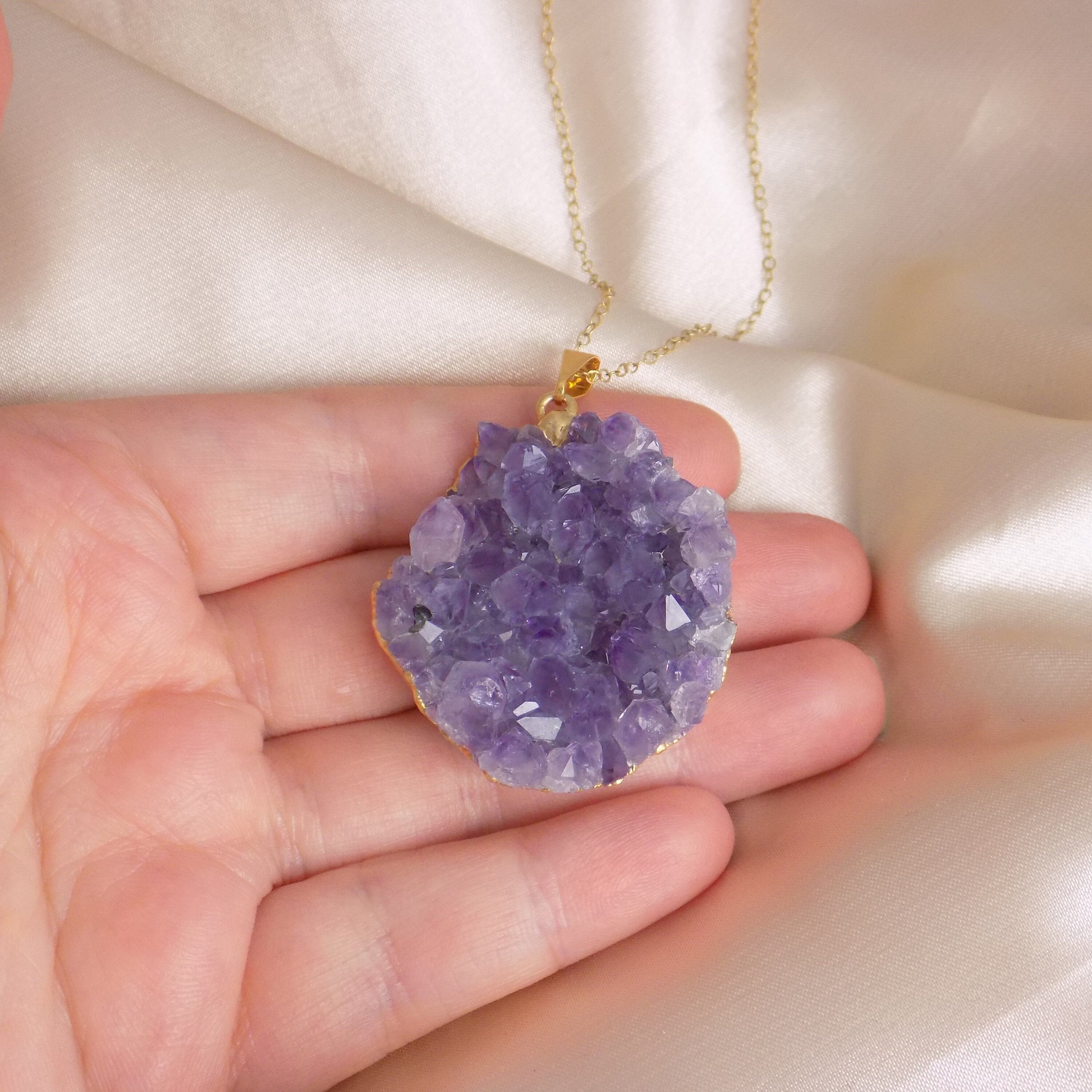 Silver Pink & Purple Crystal Necklace Pack - Lovisa